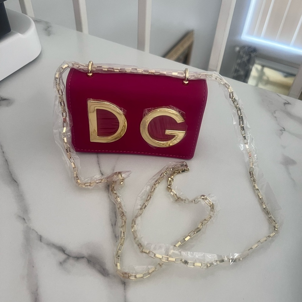 Pink Designer Chain Bag
